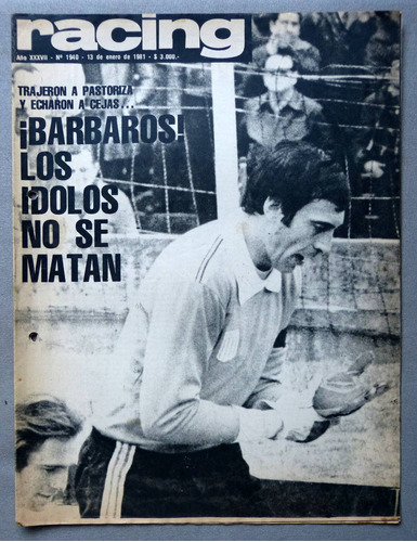 Revista Racing Nº 1940 Año 1981 Pastoriza Cejas