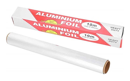 Rollo De Papel De Aluminio Para Hornear 30cm X 10 Mts