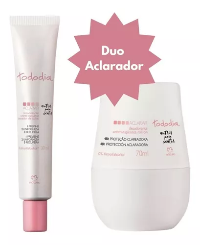 Desodorante Roll-on Duo Aclarador De Axilas Tododia Natura