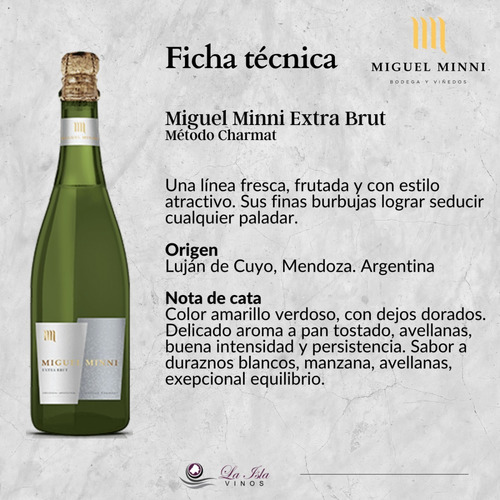 pumante Miguel Minni xtra Brut Metodo Charmat 750ml