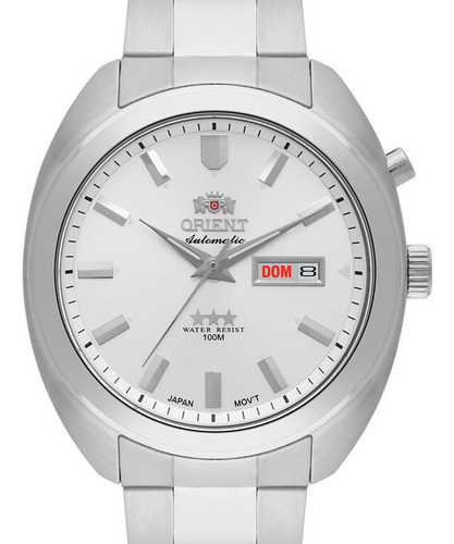Relógio Orient Masculino Automatico Fundo Branco  469ss077 S1sx