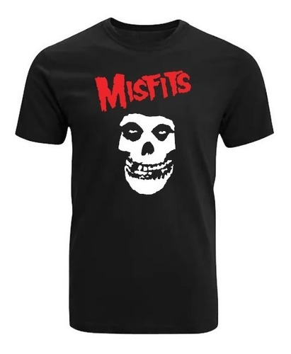 Polera Misfits Rock 100% Algodon