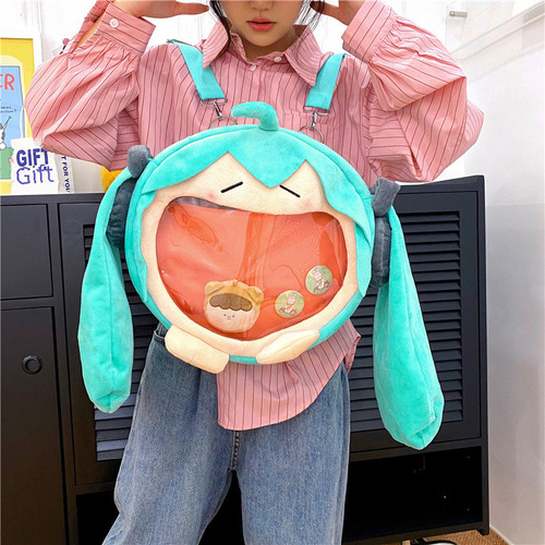 Mochila De Muñeca De Animé Hatsune Miku Para Niñas