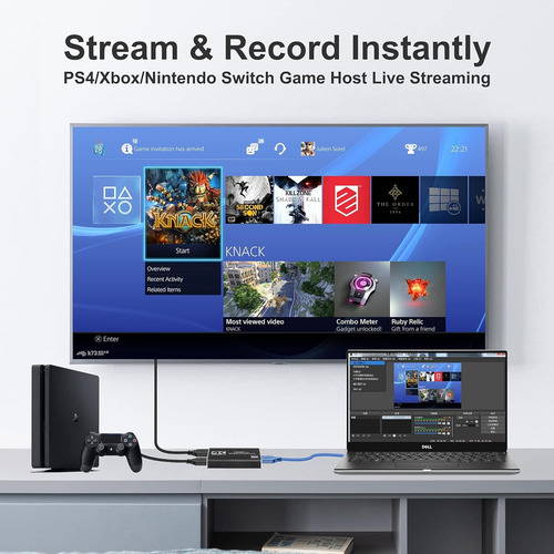 Tarjeta De Captura Hdmi 4k Para Transmisión Full Hd 1080p