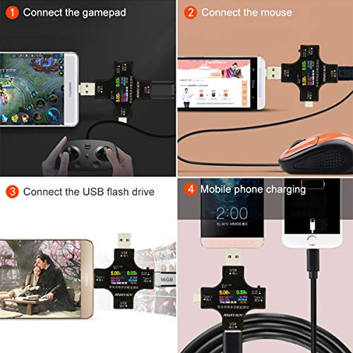 Medidor Usb Tipo C - Multímetro Digital Usb Amperage Po