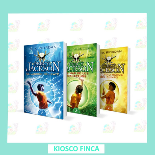 Imagen 3 de 10 de Colecccion Percy Jackson Clarin Rick Riordan Varios Titulos