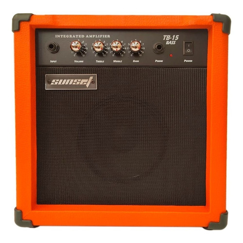 Amplificador De Bajo Eléctrico 15w Sunset Series 15w