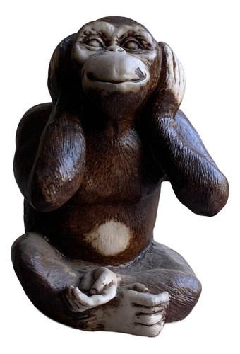 Los Tres Monos Sabios - 3 Figuras, De 17 Cm Cada Uno