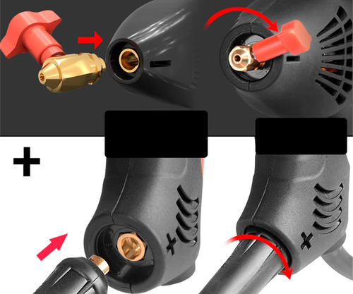 Pistola De Solda Inversora Mma 220v 120a Com Eletrodo 2,5mm