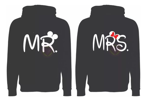 Sudaderas Pareja Novios Mr Mrs Mick M15 2pzas