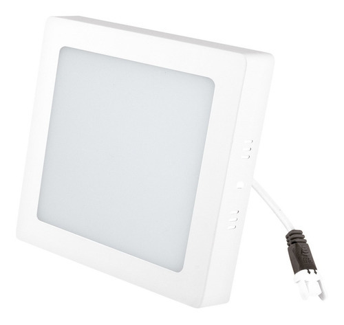 Luminario Sobreponer Cuadrado Led 6w Aksi Luz Blanca Color Blanco