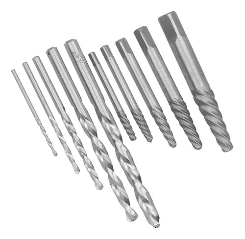 Juego De Brocas Extractoras De Tornillos Para Mano Izquierda