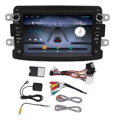 Rádio De Carro Com Tela De Toque Estéreo De 7 Polegadas Para