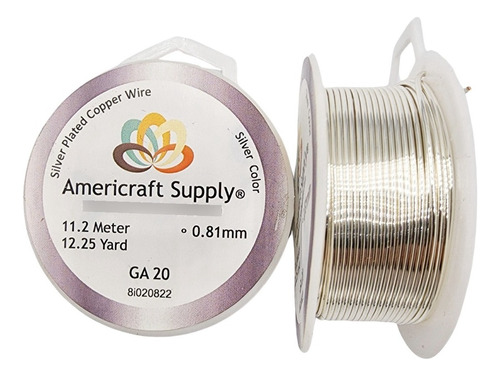 Alambre Para Bisutería Americraft Supply Calibre 20