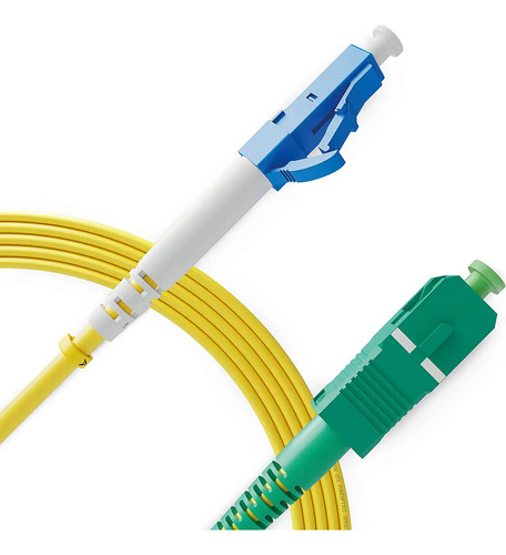 Cable De Fibra Óptica Sc/apc-lc/upc 10m Monomodo X 10 Unid