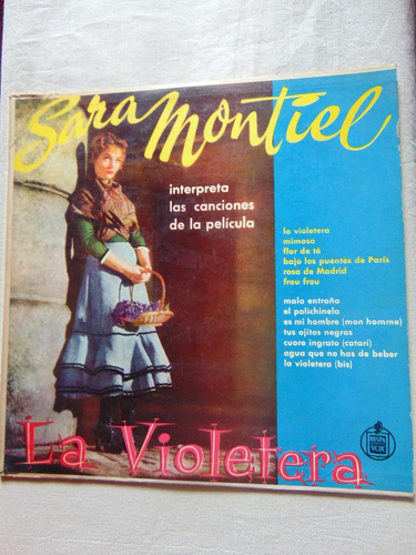 Disco Sara Montiel. Violetera. 