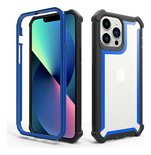 Funda Case For Samsung A03 Core Bumper Antishock Azul