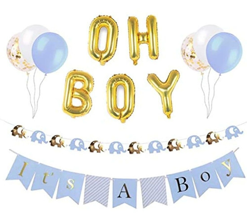 Decoraciones De Baby Shower Para Niño. Marca Pyle