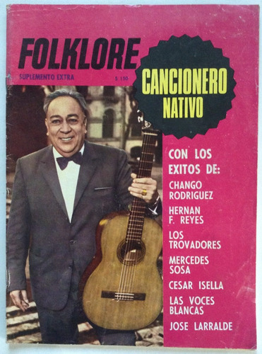 Revista Folklore Suplemento Extra Cancionero Nativo