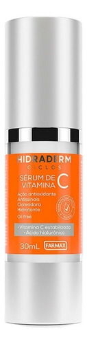 Serum Vitamina C Hidraderm Ciclos 30ml Farmax Tipo de pele Todo tipo de pele