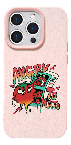 Accesorio Divertido Para Celular Funda De Silicona Diseño Rosa Claro Iphoe 14 Pro Max