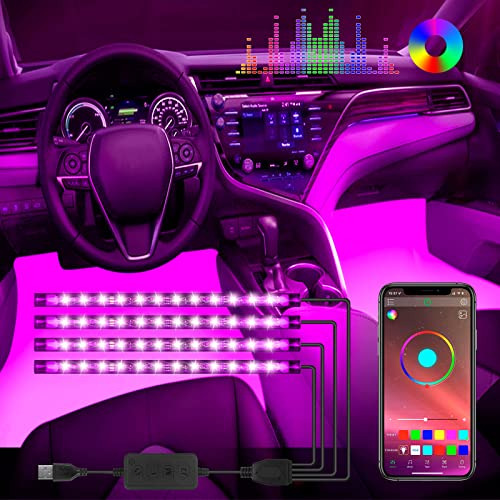 Fcpvhoy Smart Led Interior Car Bajo Dash Lights Con App Rhyt