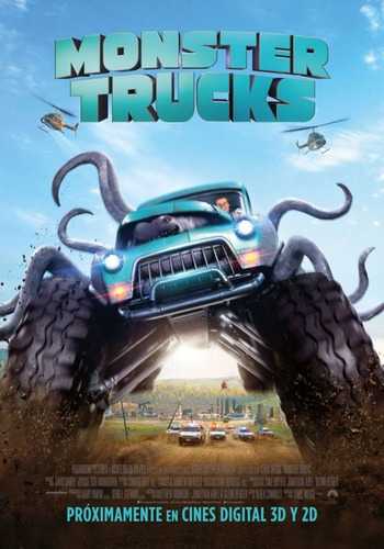 Poster Original Cine Monster Trucks