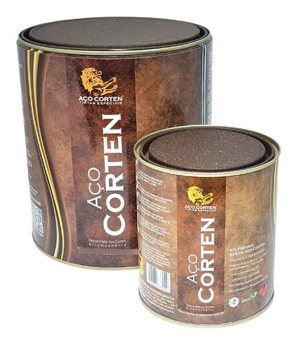 Tinta Aço Corten Kit Pintura