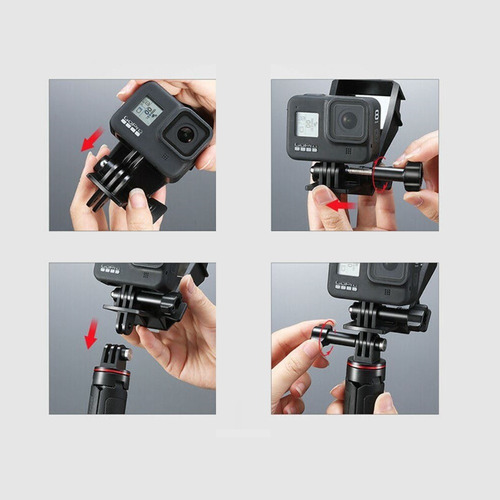 Suporte De Vlog Para Gopro Hero 8 7 6 5 Black Com Espelho