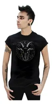 Comprar Playera Black Phillip Baphomet Cabra Demonio Pagano Goth