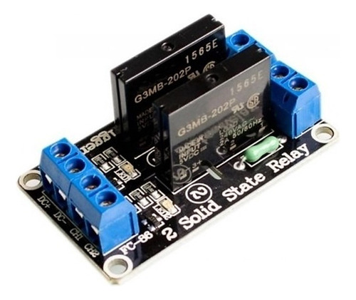 Modulo Rele De Estado Solido - 2 Canales Arduino