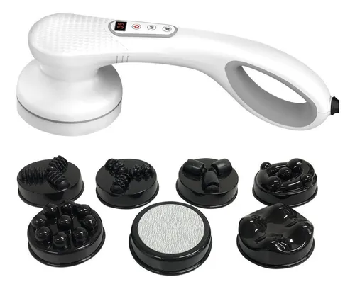 Masajeador Corporal Vibrador Cabezales Intercambiables Like