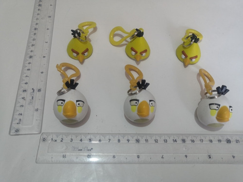 Angry Birds Llaveros Set De 6 Chuck Y Matilda