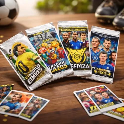 Kit 1000 Cards Futebol Copa Campeonato 2026 - 250 Envelopes