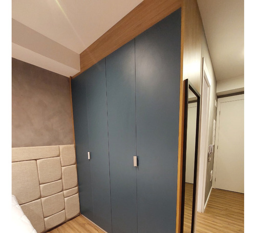 Studio De 25m2 Moderno E Mobiliado Em Santo Amaro (são Paulo), A 400m Do Metro - Pronto Para Usar Ou Alugar