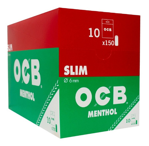 Ocb Filtro Slim Mentolado - Tienda Oficial Ocb