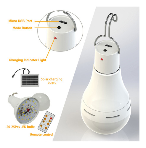 Lámpara De Camping Portátil Led I Sun Powered