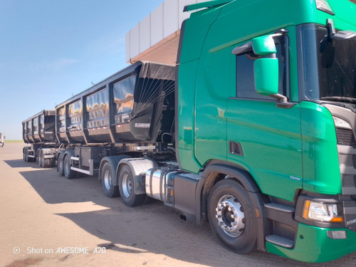 Scania R 540 6x4 Ano 2022 Com Rodocaçamba Randon Ano 2022