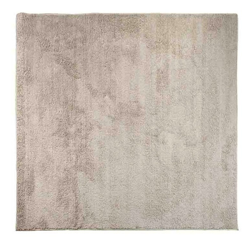 Tapete Pratatêxtil Quadrado 1,00m X 1,00m Antiderrapante Cor Areia Desenho do tecido Areia