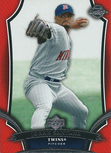 Barajita Johan Santana Upper Deck Sweet Spot 2005 #60 Twins