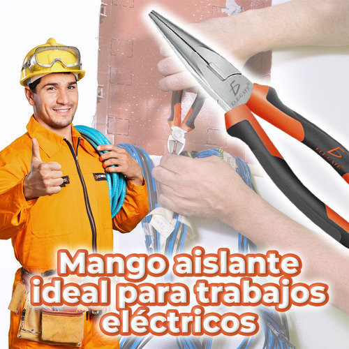 Juego Kit 3 Pinzas Alicates Reparación Resistentes Duradero