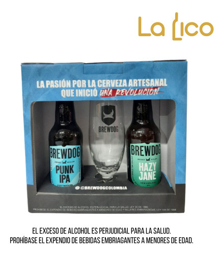 Estuche Brewdog 2 X330ml + Copa - mL