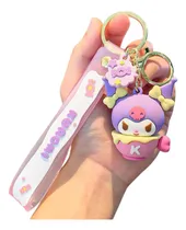 Comprar Llavero Kuromi Sanrio Con Cinta Y Colgantes Decorativos