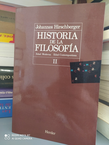 Historia De La Filosofía 2 - Hirschberger / Herder