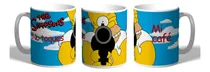 Comprar Taza  No Toques Mi Café  De Homero Los Simpson De Cerámica