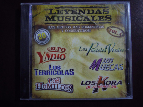 Leyendas Musicales Cd Vol.4 Los Grupos Mas Romanticos  Sella