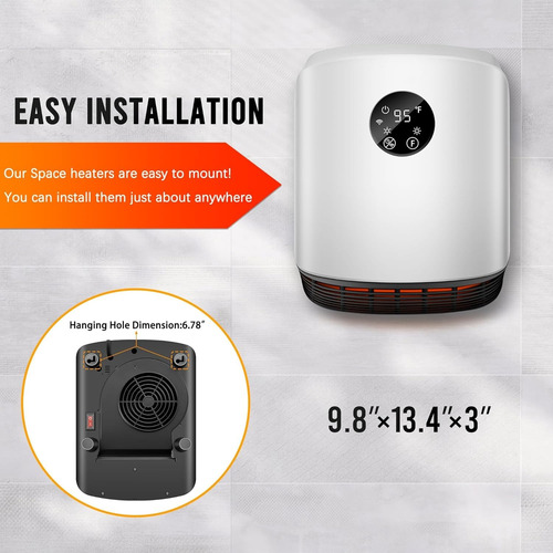 Calenton Electrico De 1500w Rapido Wifi 3 Modos Ptc-sh015