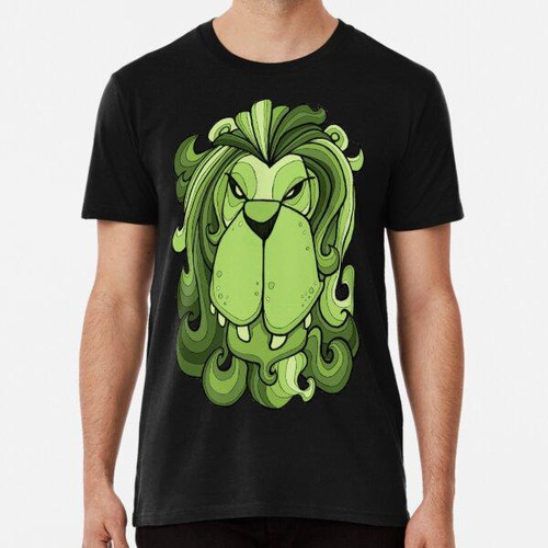 Remera Lion - Greenery Green Algodon Premium