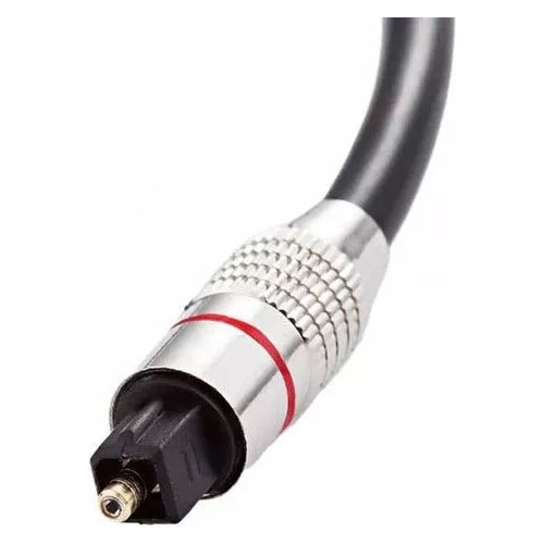 Cable Fibra Optica Digital Toslink Plug 1,5m Reforzado