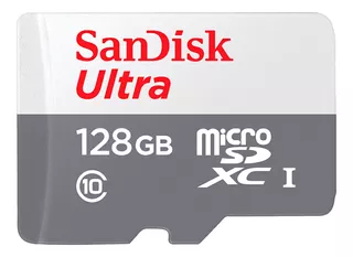 Tarjeta de memoria SanDisk SDSQUNR-128G-GN6TA Ultra con adaptador SD 128GB